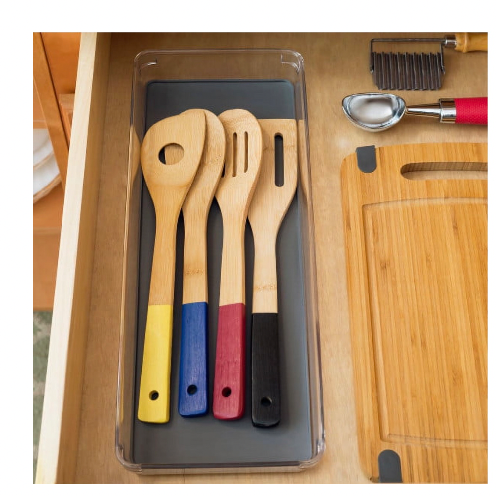 Organizador para Gavetas con Antideslizante Home Basics 15.2 x 38 x 5 cm