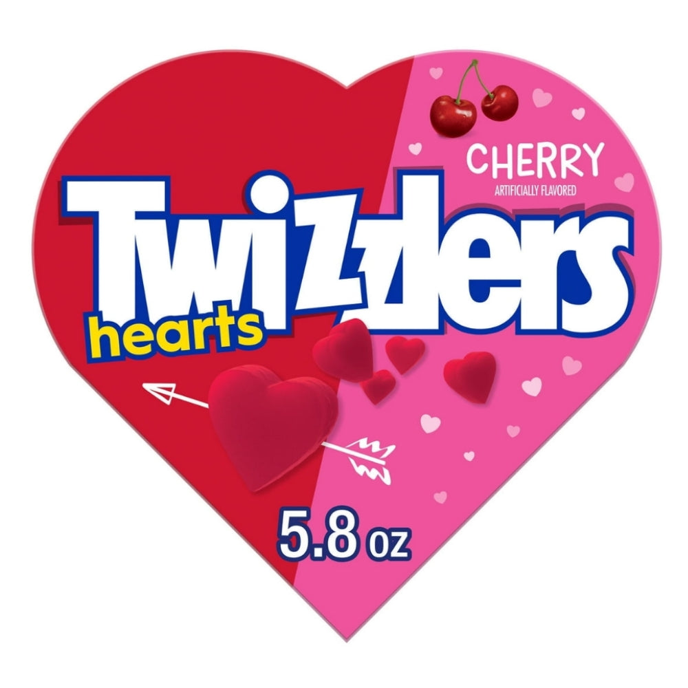 Twizzlers Valentines Corazones Masticables 164 gramos