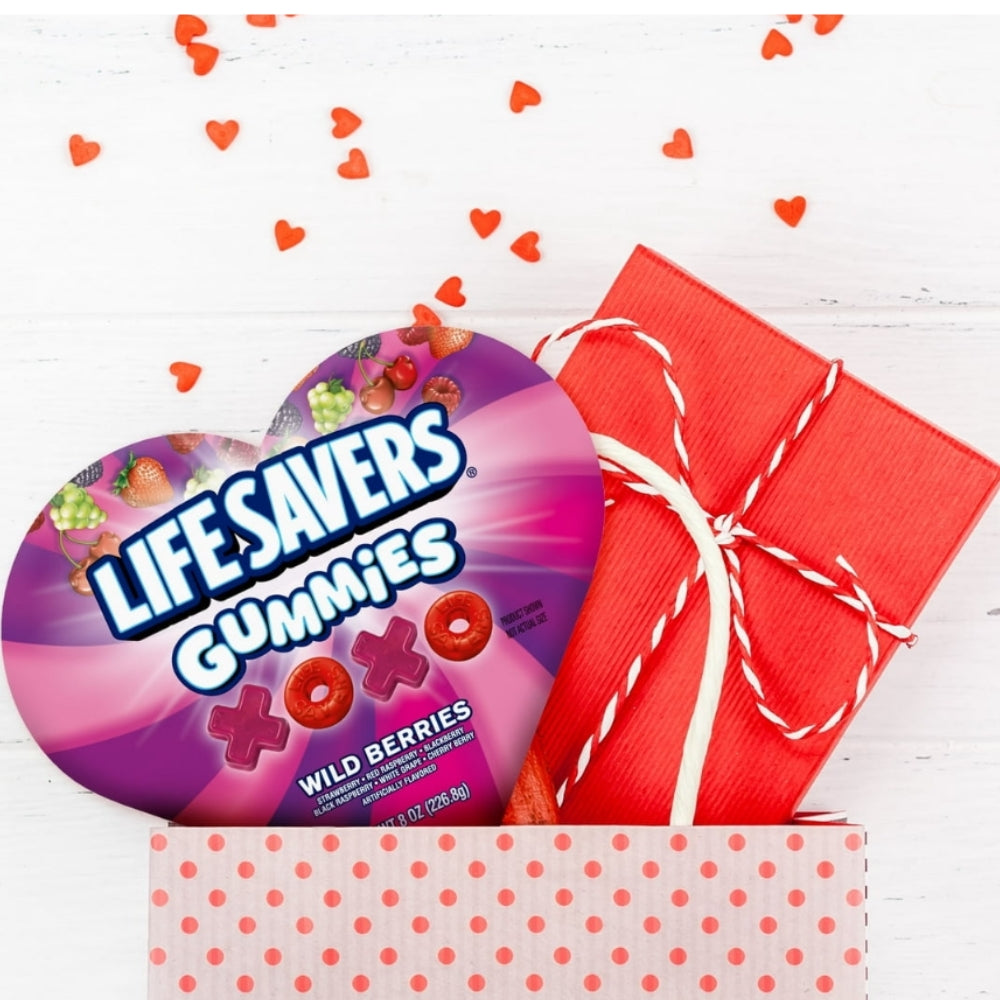 Life Savers Valentines Gomitas Sabor Wild Berries 226.8 gramos
