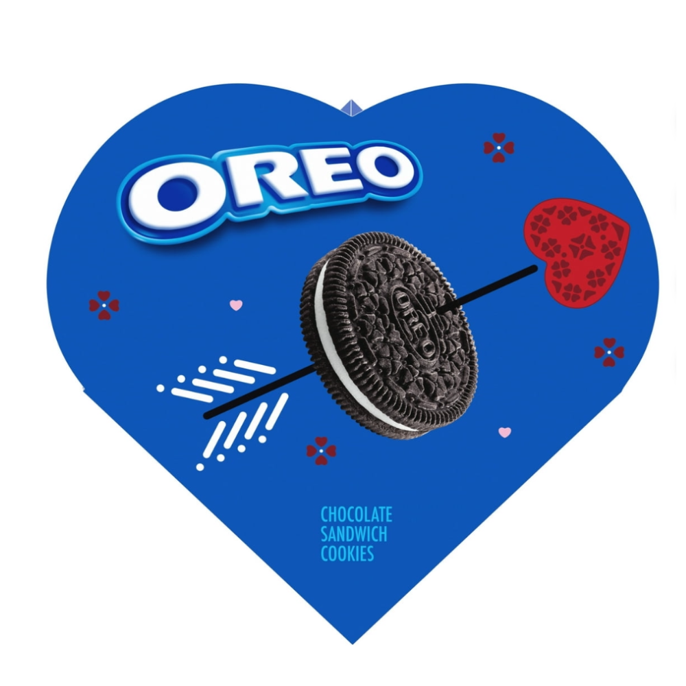 Oreo Valentines Galletas contiene 8 Paquetes de 22 gramos