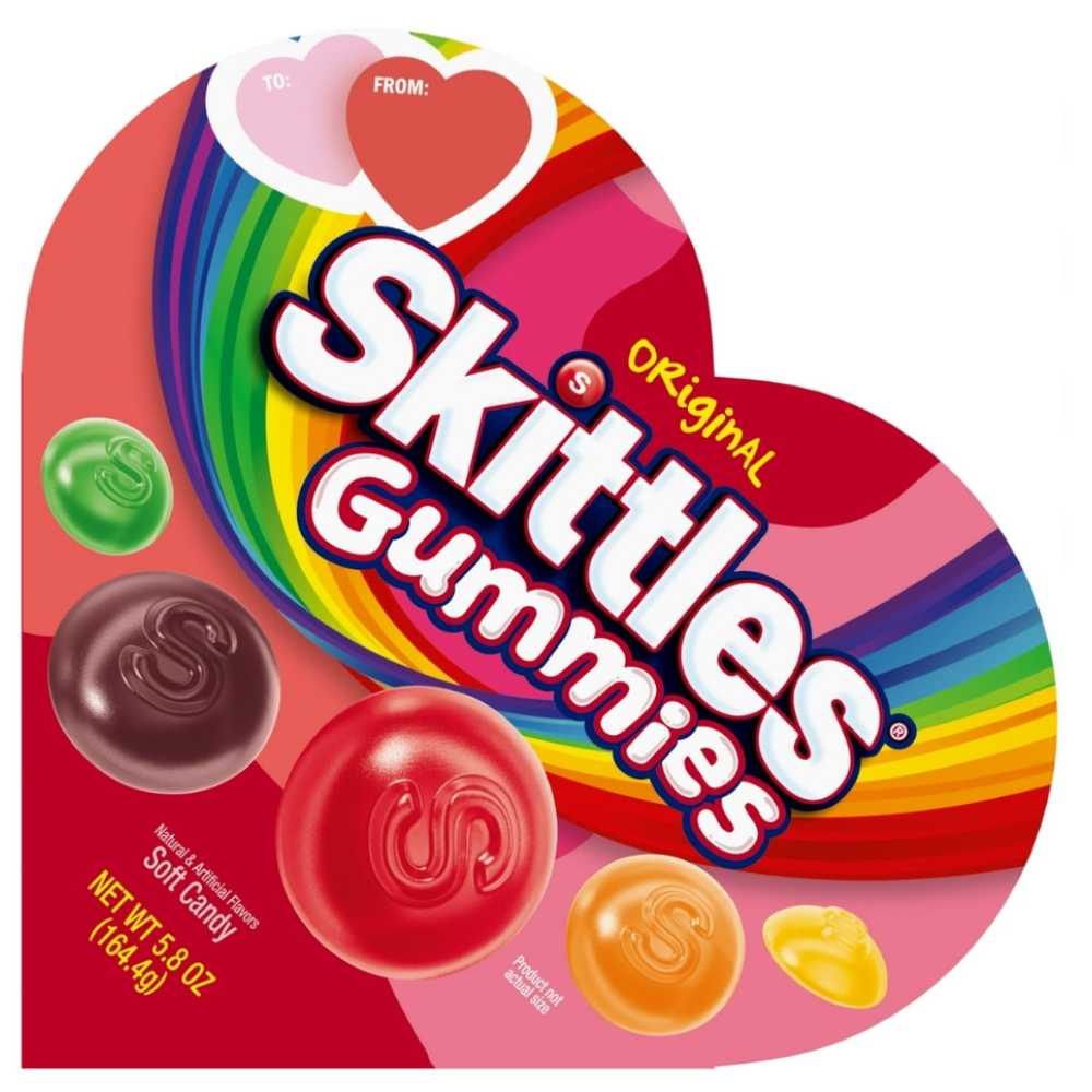 Skittles Valentines Gomitas Sabor Original 164.4 gramos