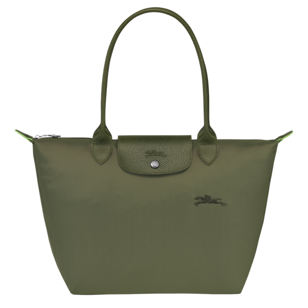 Longchamp Cartera Le Pliage Shoulder Bag Medium Color Forest