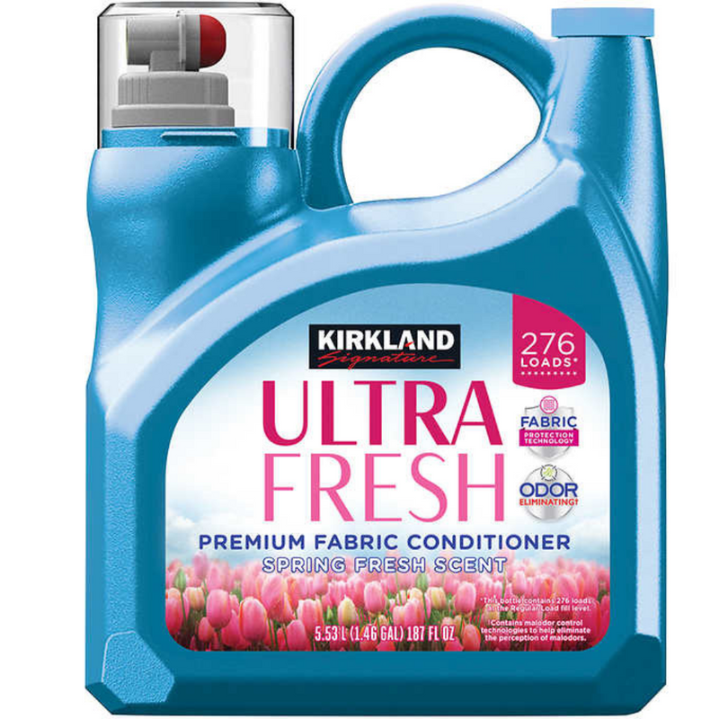 Kirkland Suavizante para Ropa Ultra Fresh Fabric Conditioner 276 Loads 5.53 L