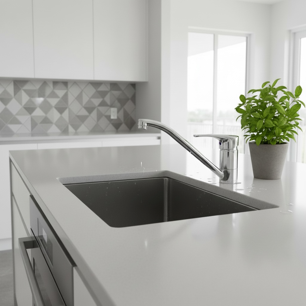 Teka Grifería Monomando Acero Inoxidable Color Cromado