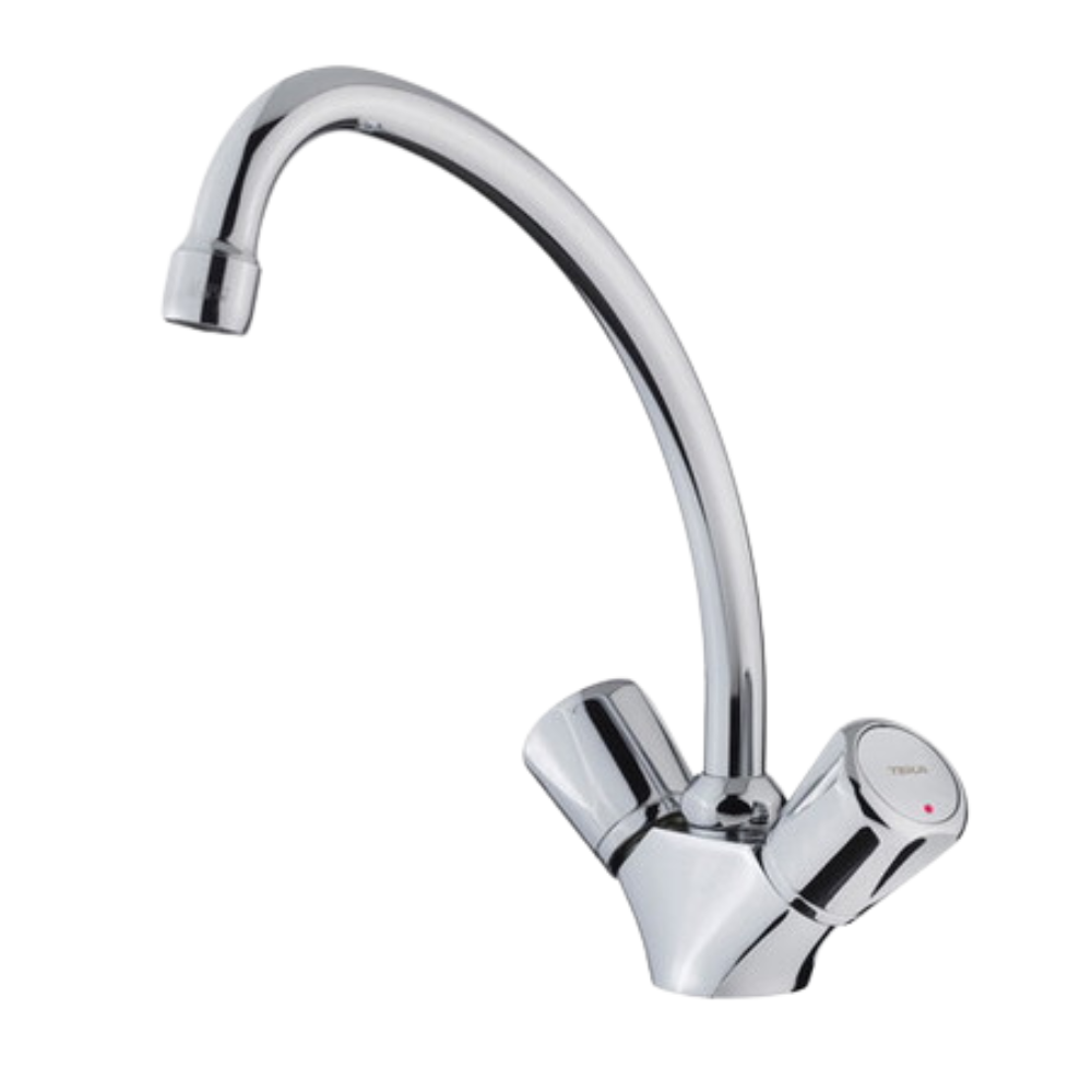 Teka Grifería Monomando Acero Inoxidable Color Cromado