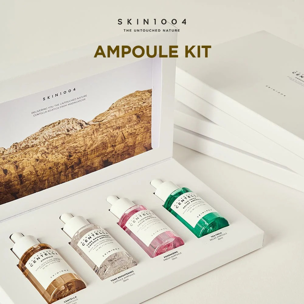 Skin1004 Centella Ampoule Kit 4 Mini Ampoule Trial set for Multi-use 30 ml c/u