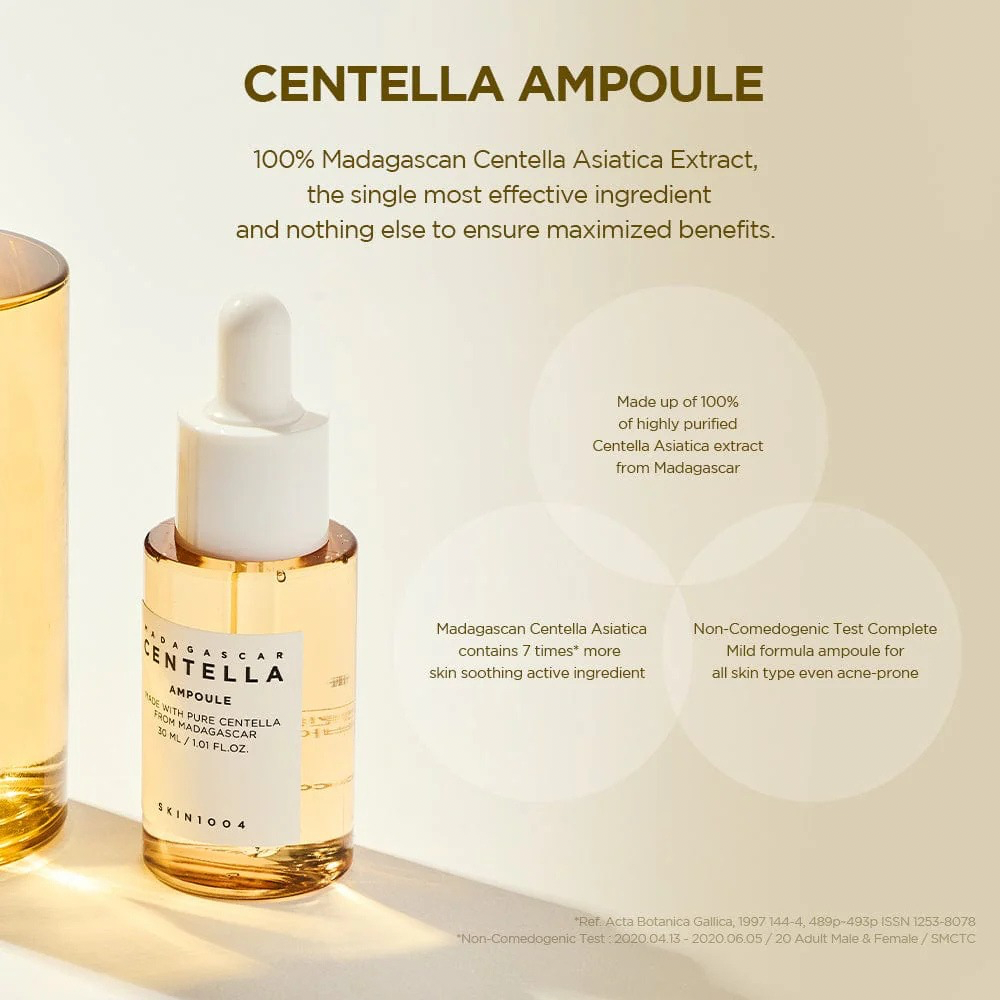 Skin1004 Centella Ampoule Kit 4 Mini Ampoule Trial set for Multi-use 30 ml c/u