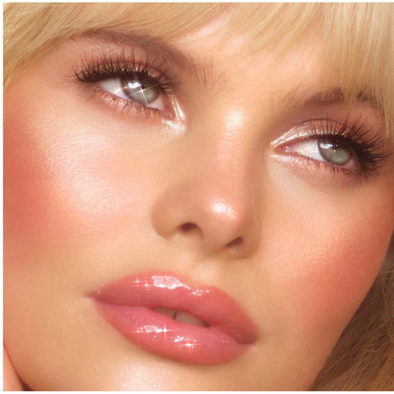 Charlotte Tilbury Glossy Nude Pink Lip Duo Pillow Talk Mini Lip Cheat + Mini Collagen Lip Bath Refresh Rose