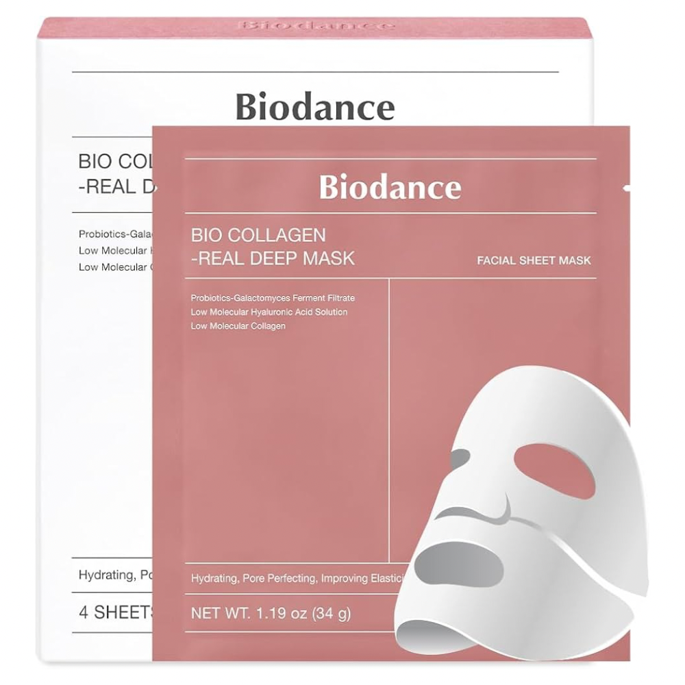 Biodance 4 Unidades Bio Collagen Real Deep Mask