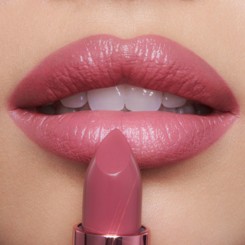 New! Charlotte Tilbury Labial Color Rose To Fame K.I.S.S.I.N.G Icon Lipstick 3.5 g