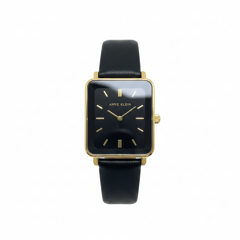Anne Klein Reloj Para Damas Cuadrado Black