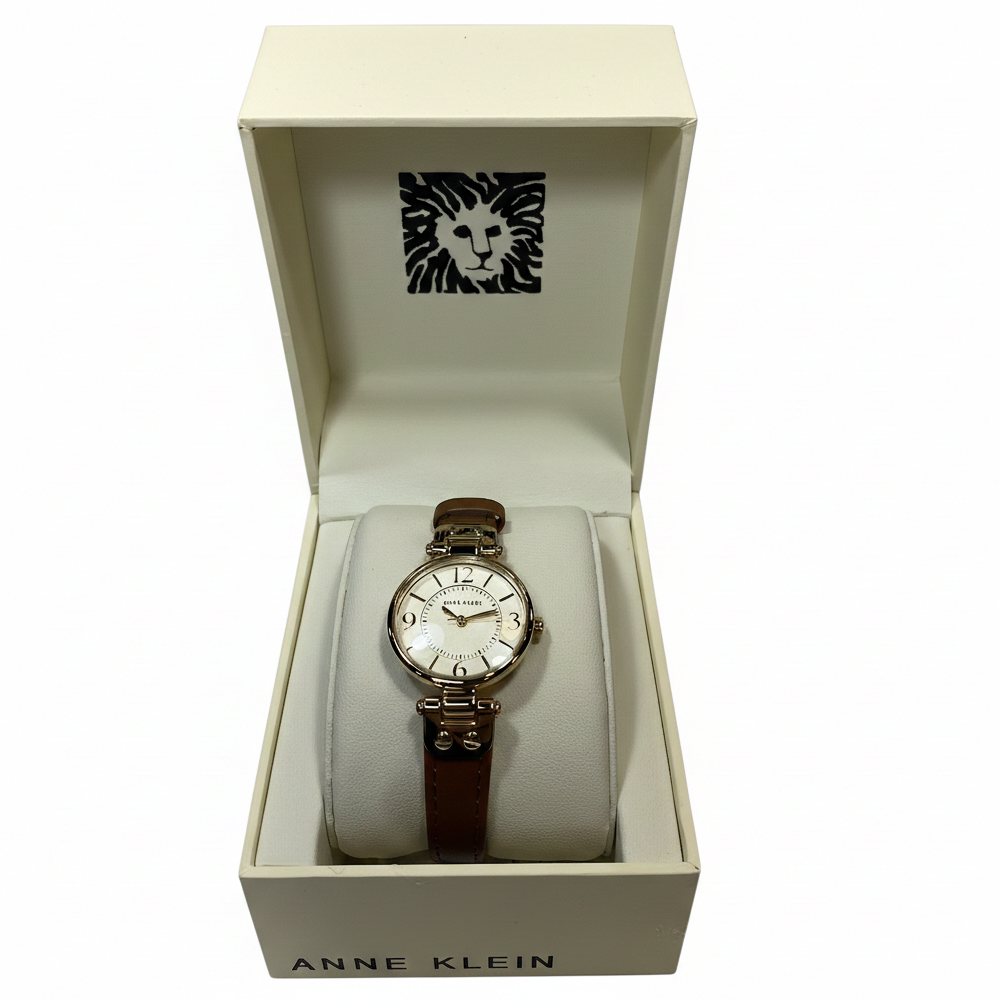 Anne Klein Reloj Para Damas Brown & Gold