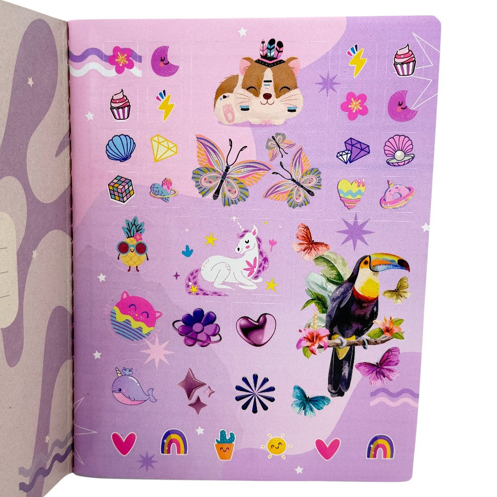 Norma Cuaderno Cosido Linea 100 Hojas Con Stickers Diseño You Are Made Of Magic