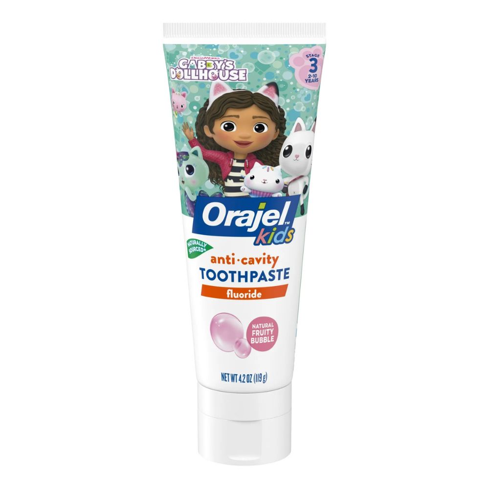 Orajel Kids Toothpaste Natural Fruit Bubble 119gr