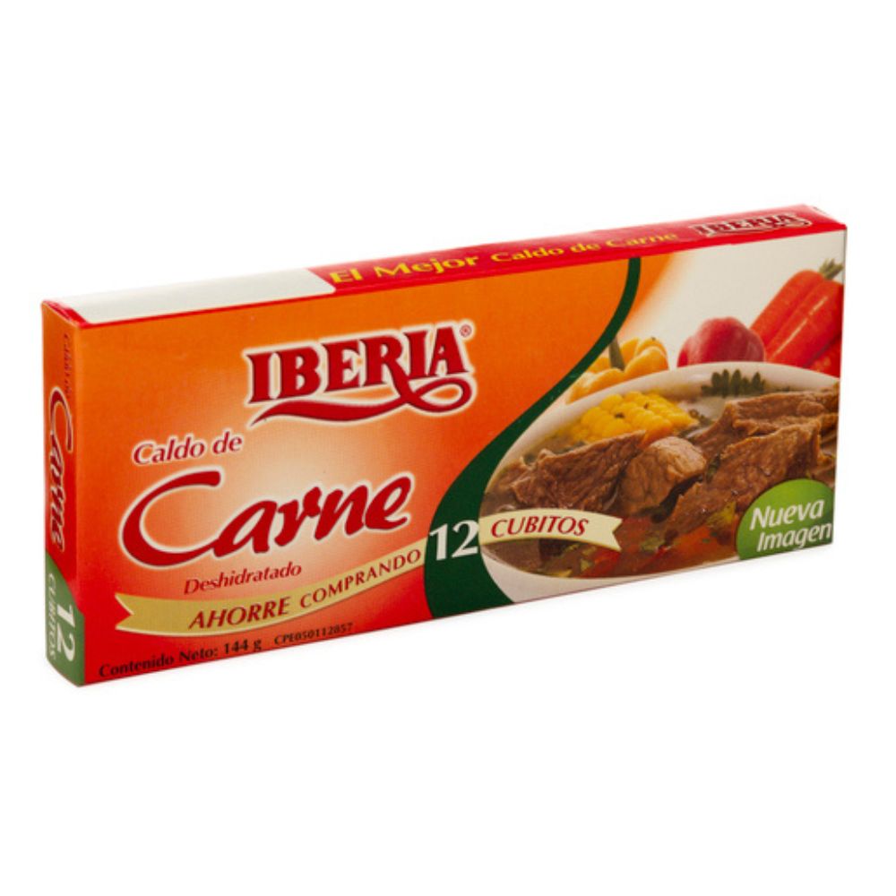 Iberia Cubitos De Carne Deshidratados 12Und 144gr