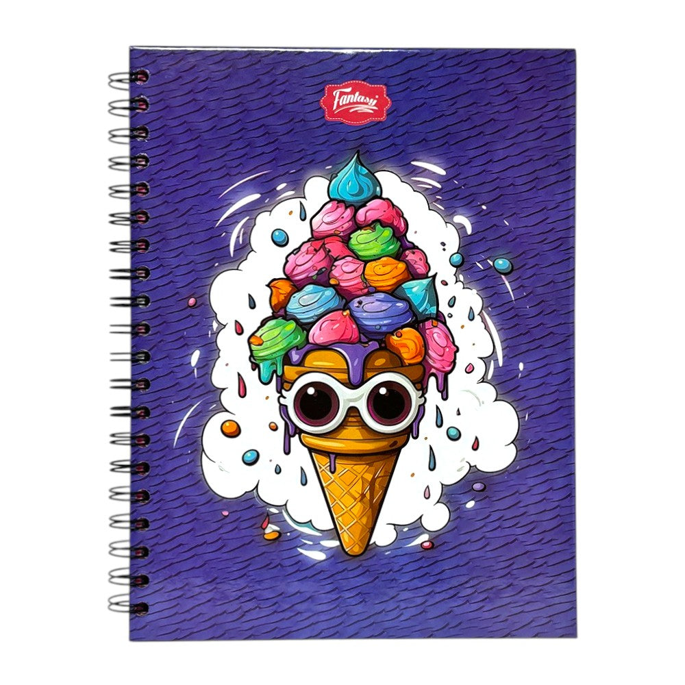 Fantasy Notebook Libreta 5 Materias Tapa Dura Diseños Surtidos