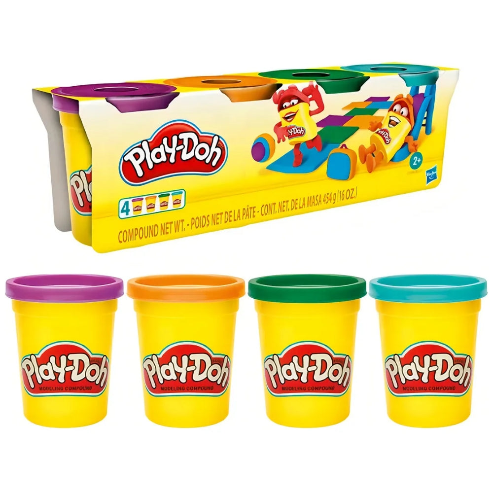 Hasbro Play-Doh Masa Moldeable 4und 448gr