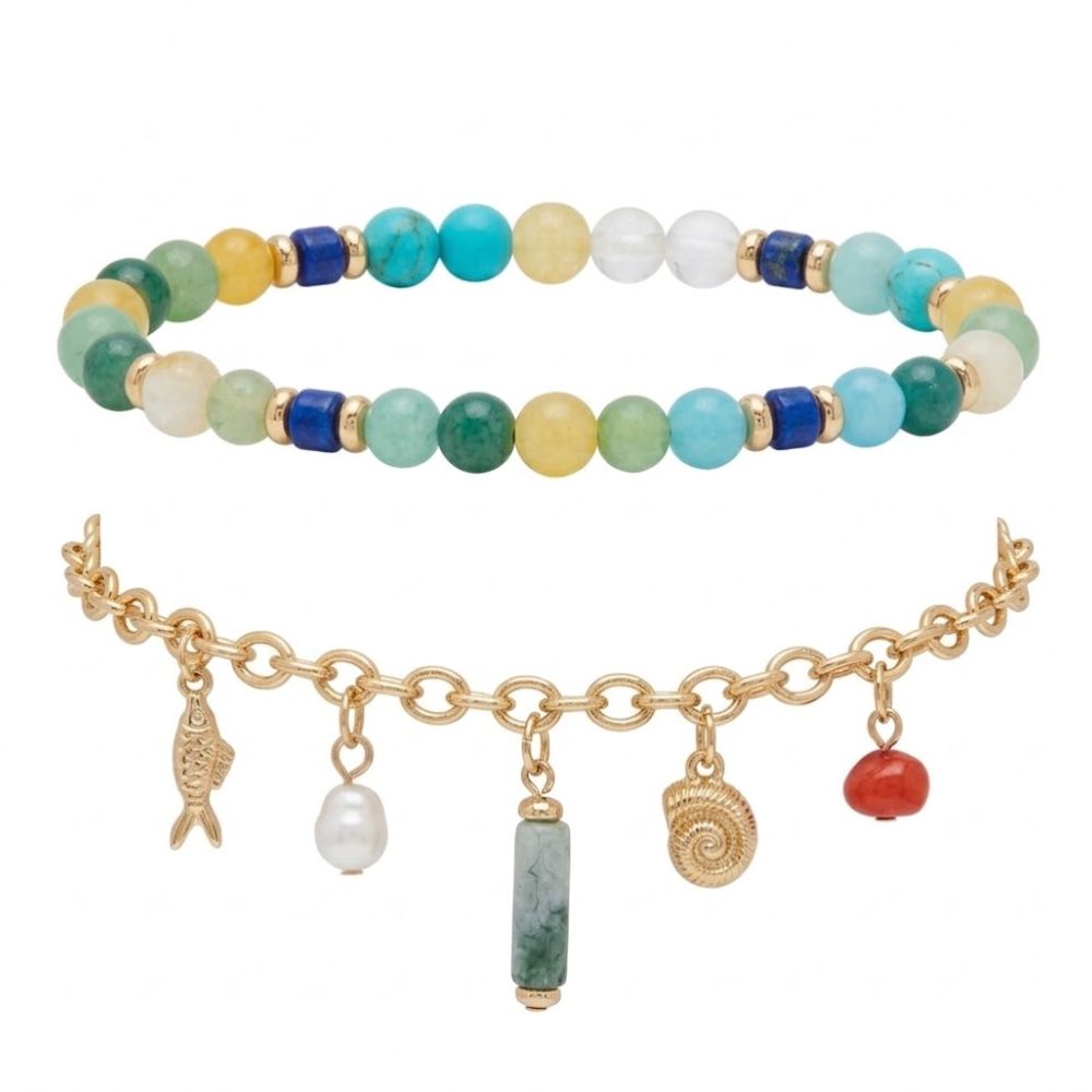 Jessica Simpson Set de Pulsera Ocean 2 Und