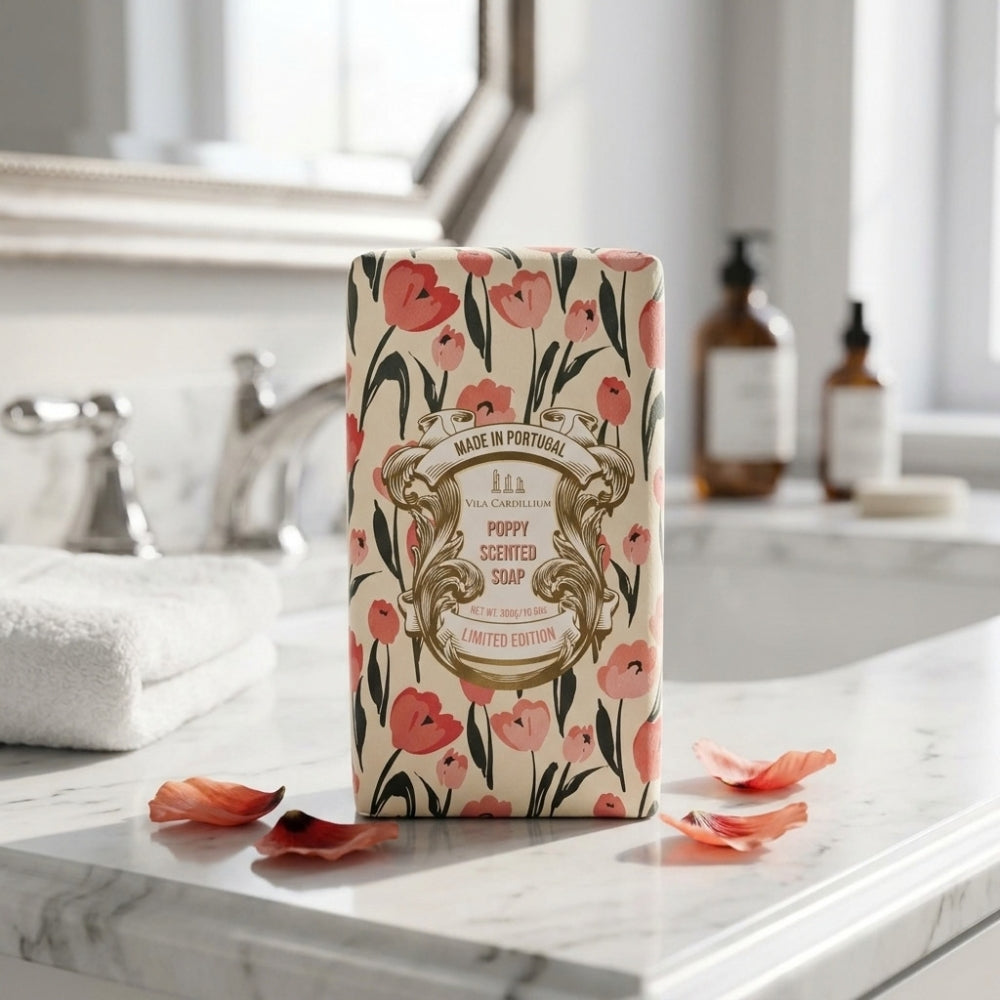 Vila Cardillium Jabón En Barra Poppy Scented Limited Edition 300gr