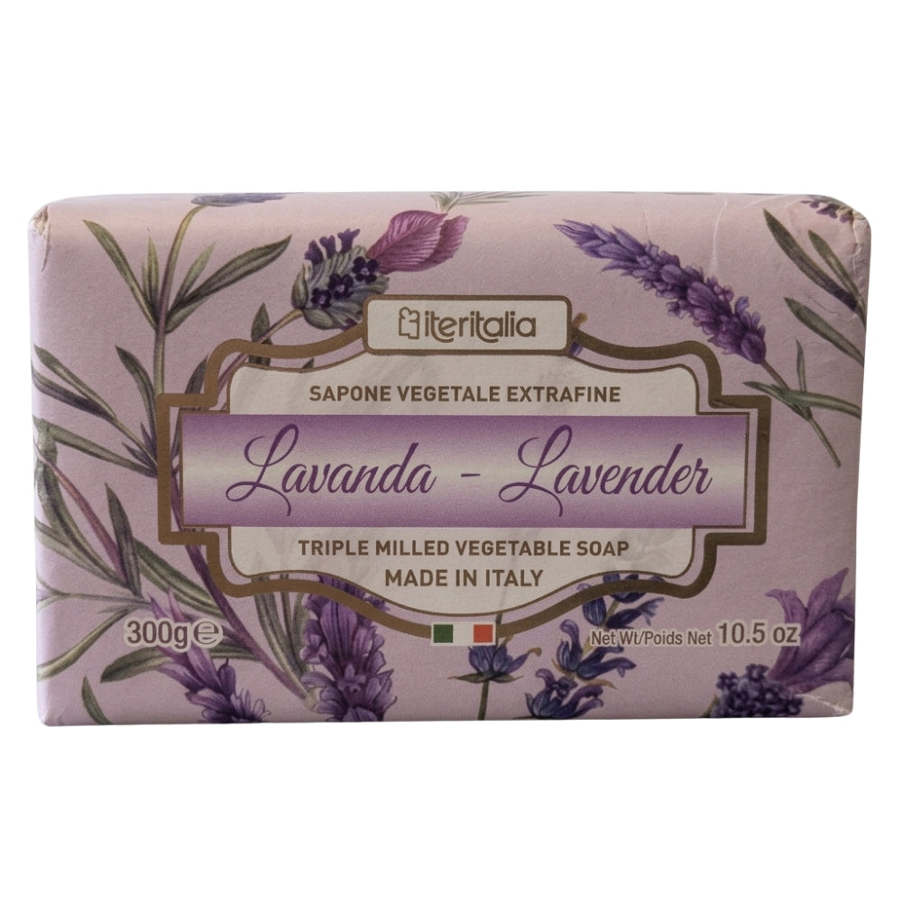 Iteritalia Jabón En Barra Lavanda-Lavender 300g