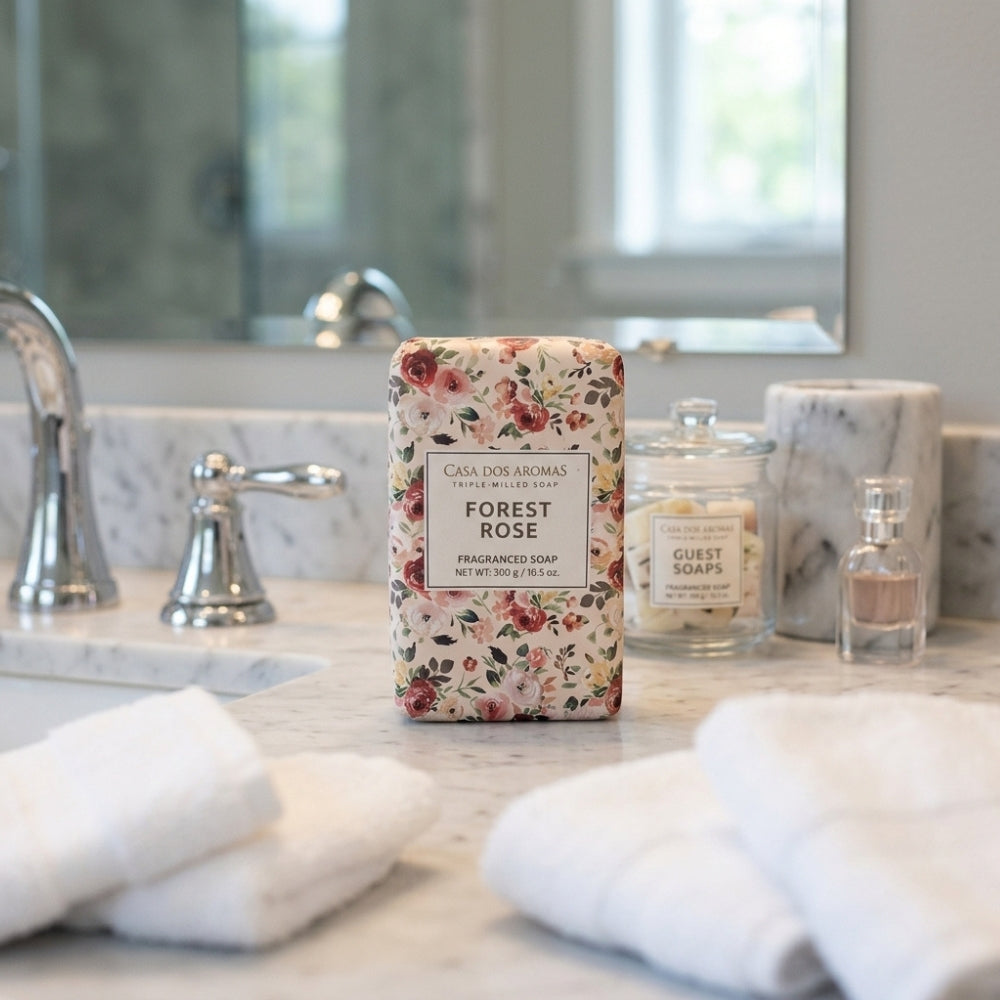 Casa Dos Aromas Jabón En Barra Forest Rose 300g