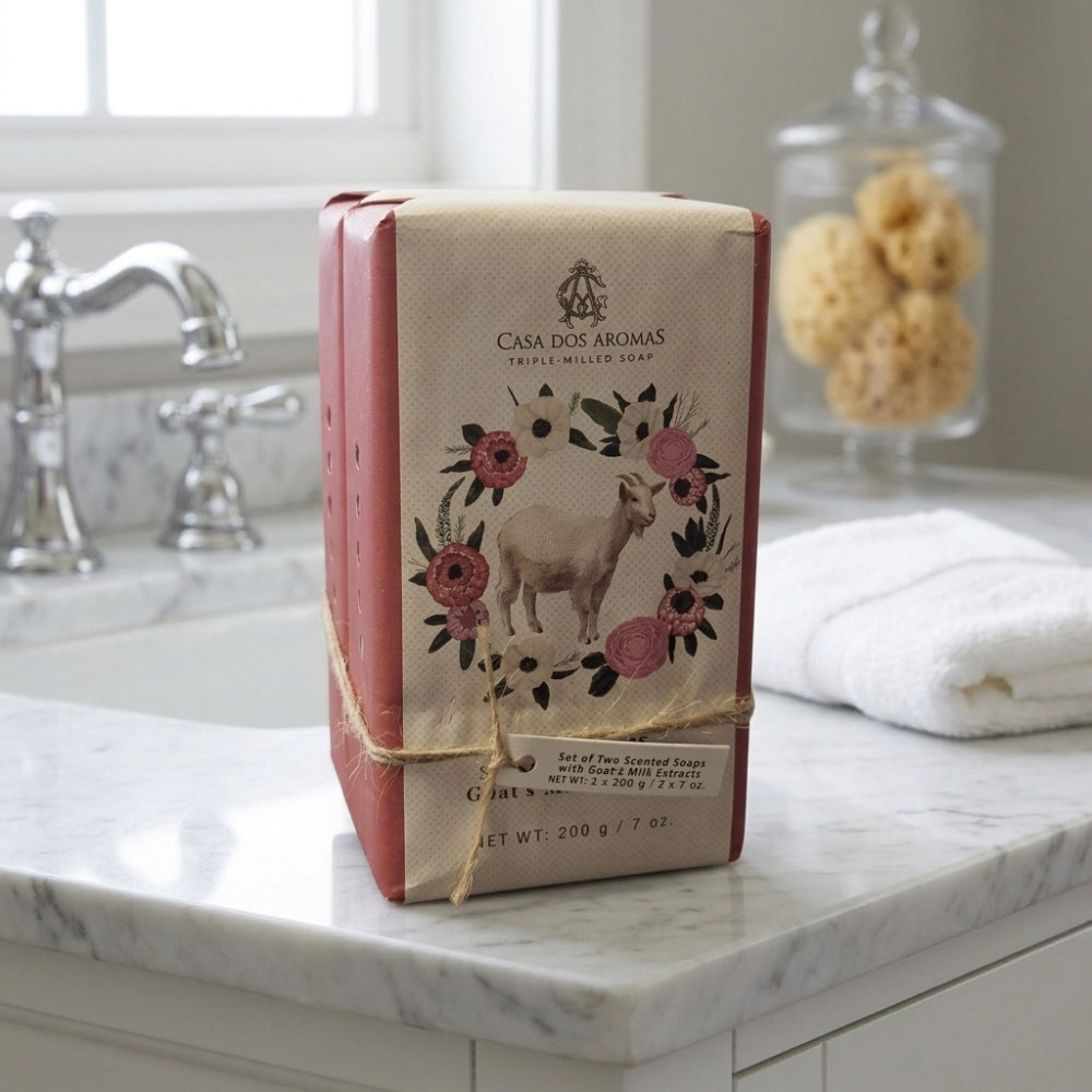 Casa Dos Aromas Jabón En Barra Peony & Rose 2Und x 200g