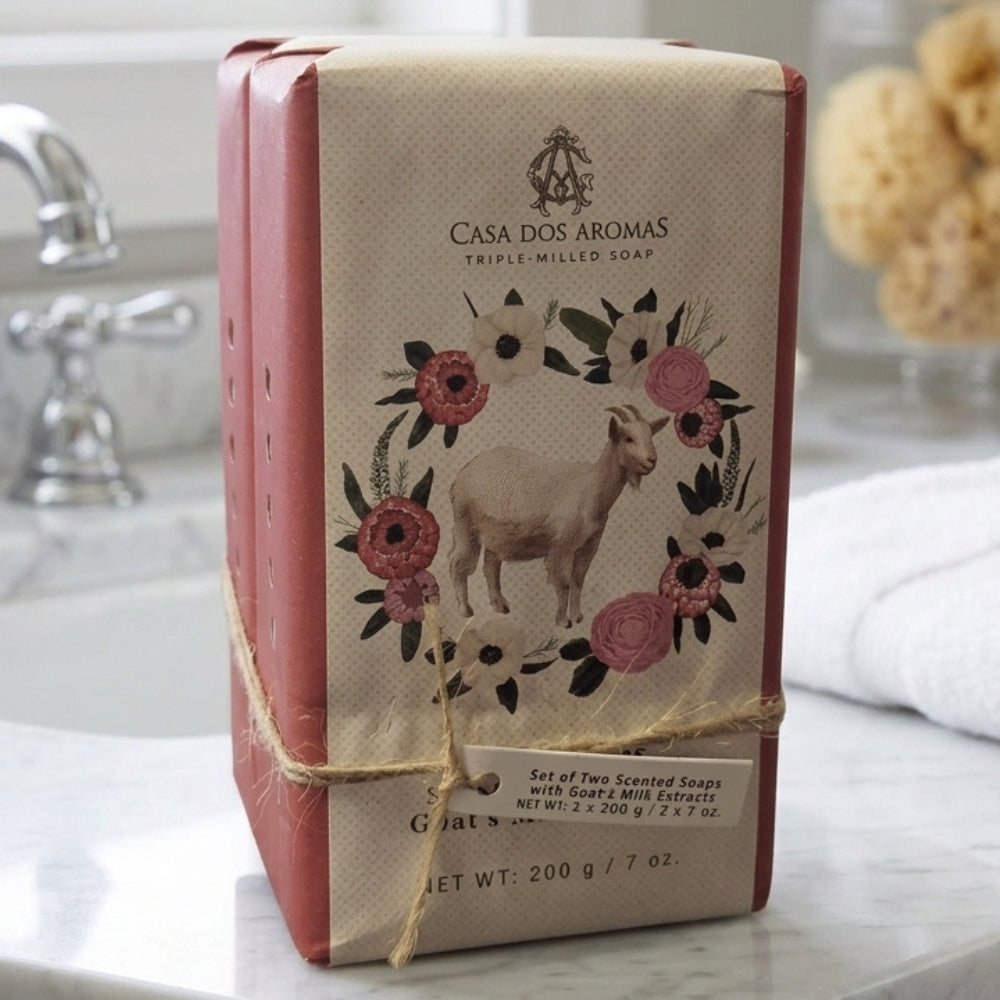 Casa Dos Aromas Jabón En Barra Peony & Rose 2Und x 200g