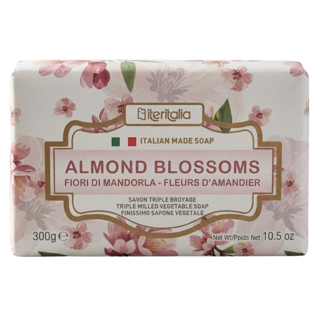 Iteritalia Jabón En Barra Almond Blossoms 300g