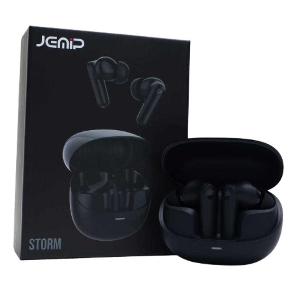 Jemip Audífonos Basic Earbuds Storm Pods Negros
