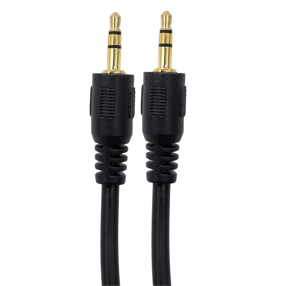 Jemip Cable De Audio 3.5MM Macho A 3.5MM Macho Color Negro 3MT