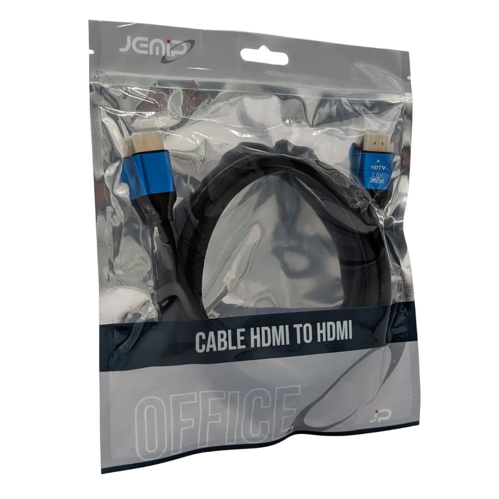Jemip Cable Office HDMI a HDMI 4K Color Negro 1.5MT