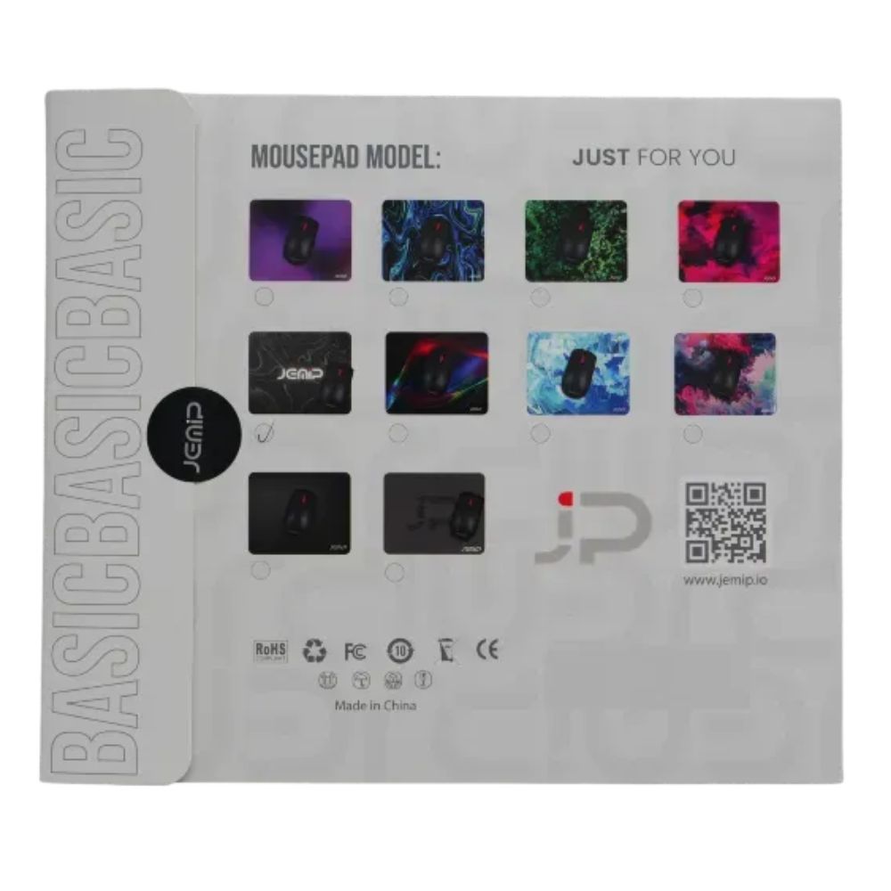 Jemip Mouse Pad Basic Azul Borracho Con Base Antideslizante