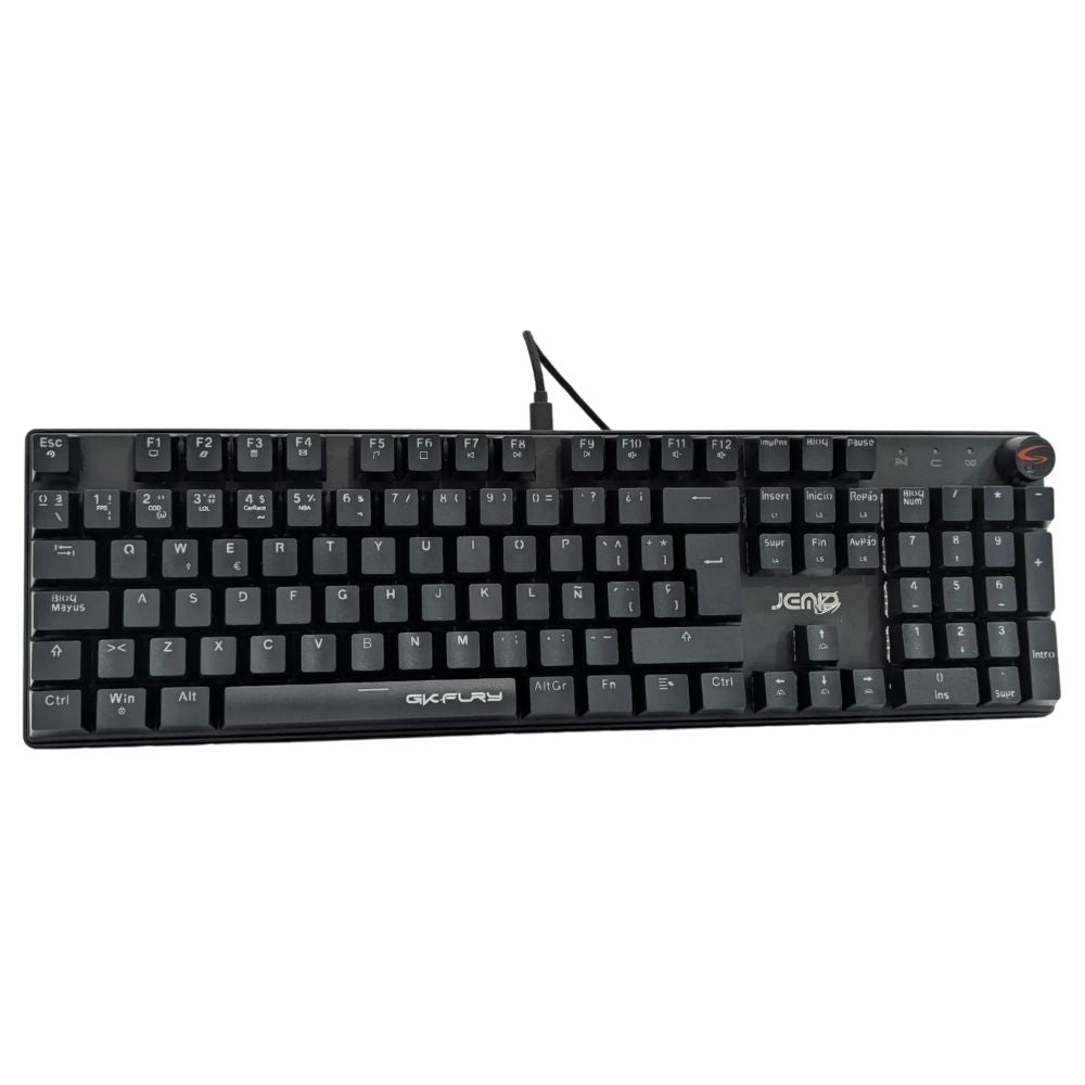 Jemip Teclado Gaming GK-Fury Color Negro