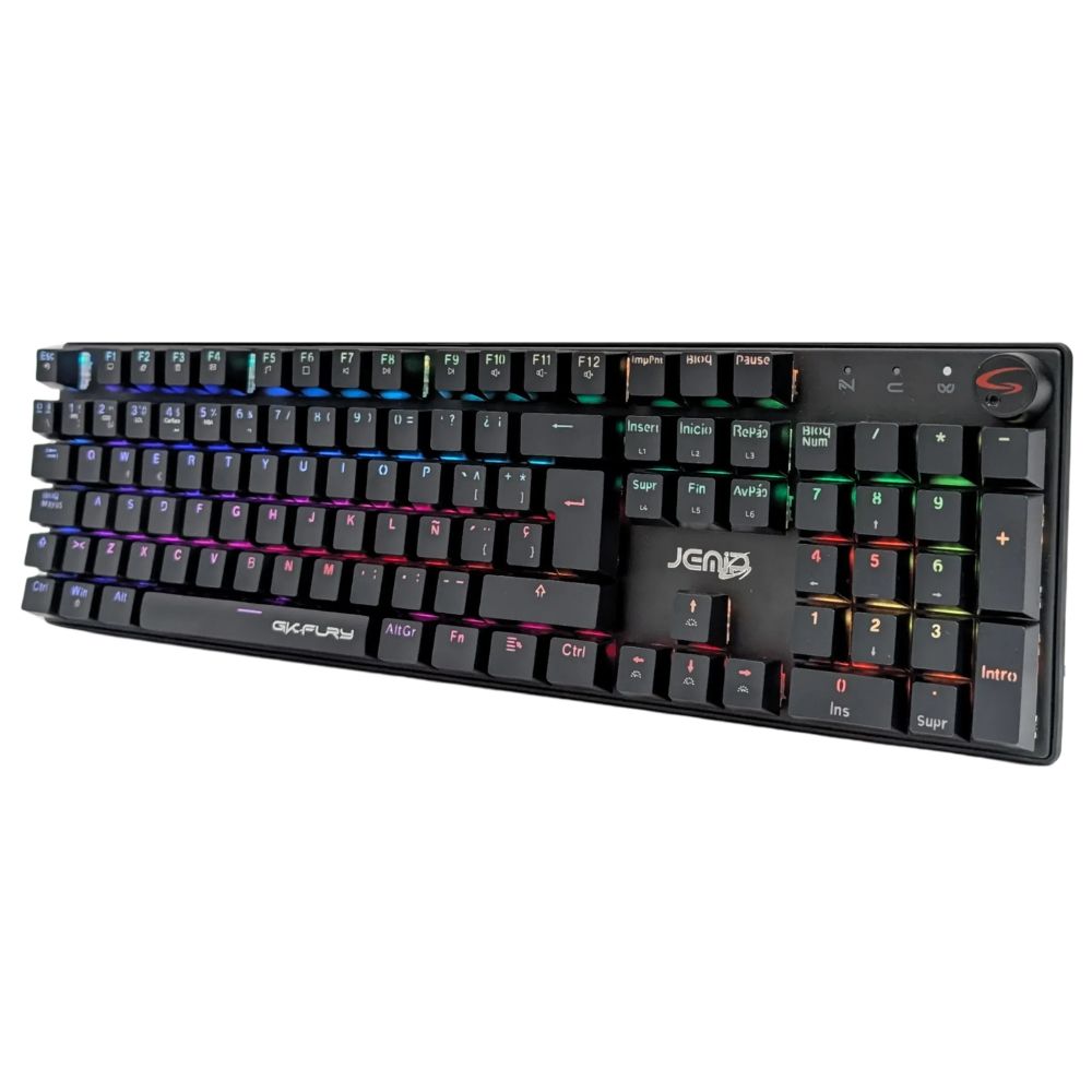 Jemip Teclado Gaming GK-Fury Color Negro