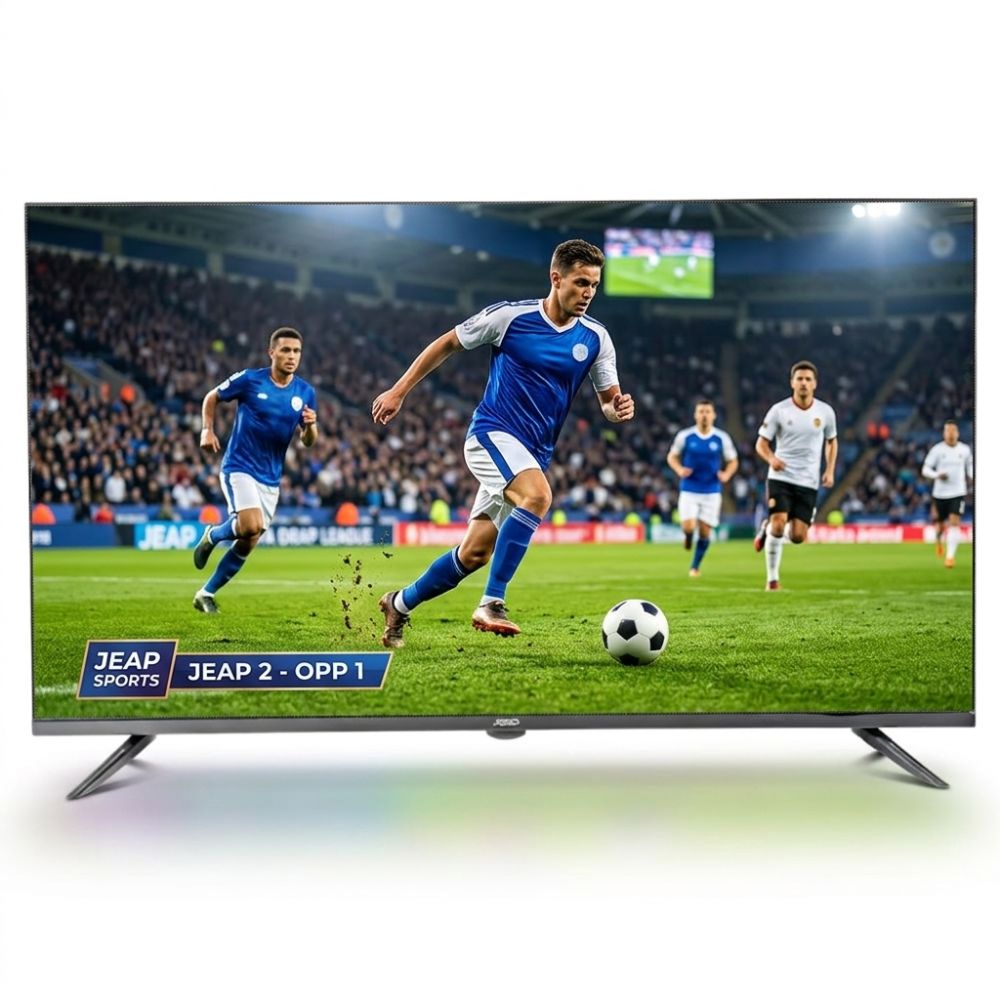 Jemip Televisor Smart TV Halo Lux 4K Full HD 55" Con Base Color Negro