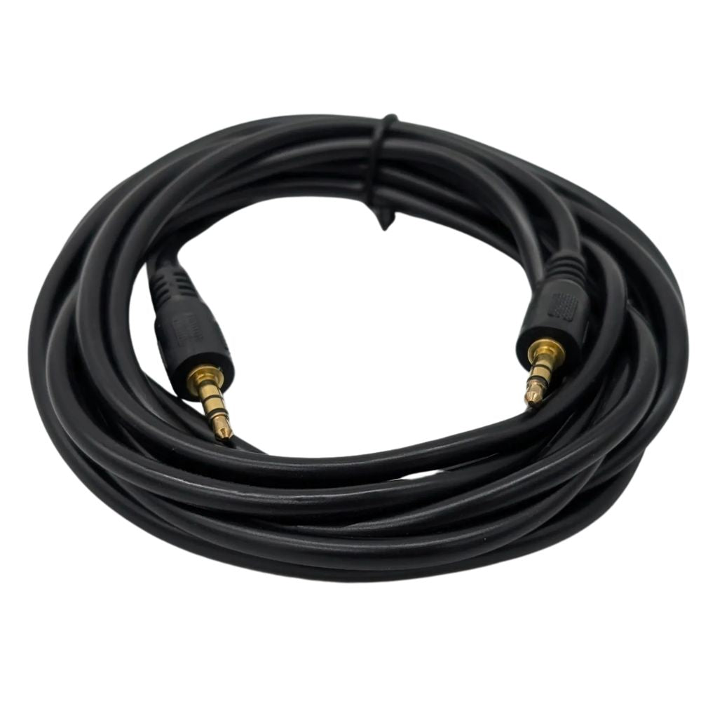 Jemip Cable De Audio 3.5MM Macho A 3.5MM Macho Color Negro 3MT