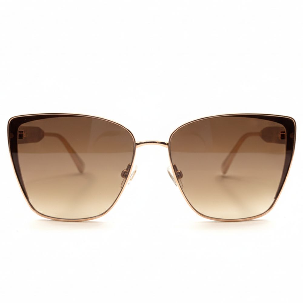 Jessica Simpsons Lentes De Sol Oversize Gold Cat