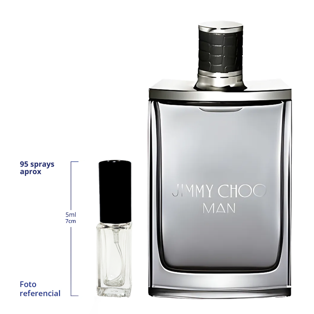 Jimmy Choo Man Decant Travel Size 5ml y 10ml de 75 a 150 Sprays Aprox  Eau De Toilette For Men