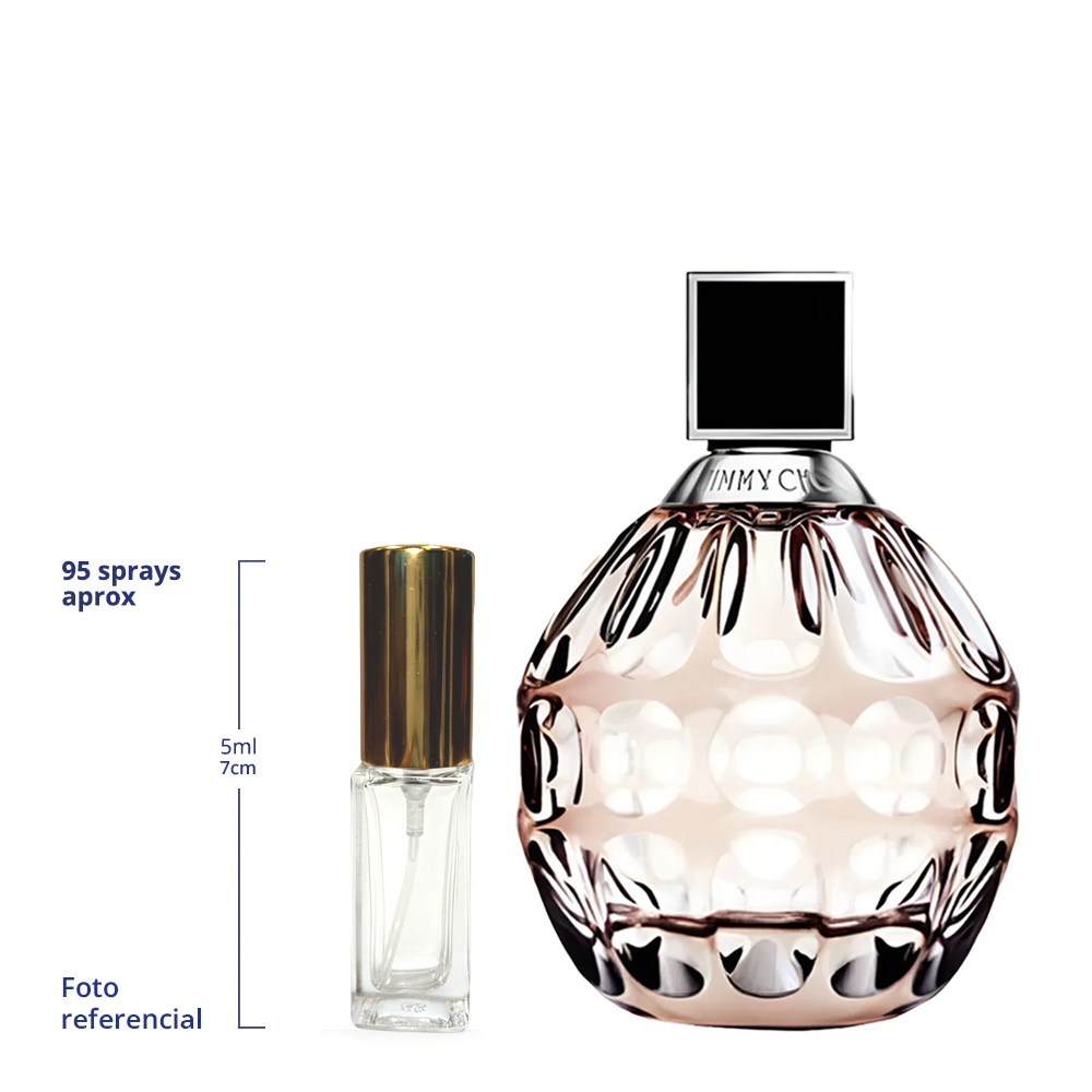 Jimmy Choo Decant Travel Size 5ml y 10ml de 75 a 150 Sprays Aprox Eau De Toilette For Woman