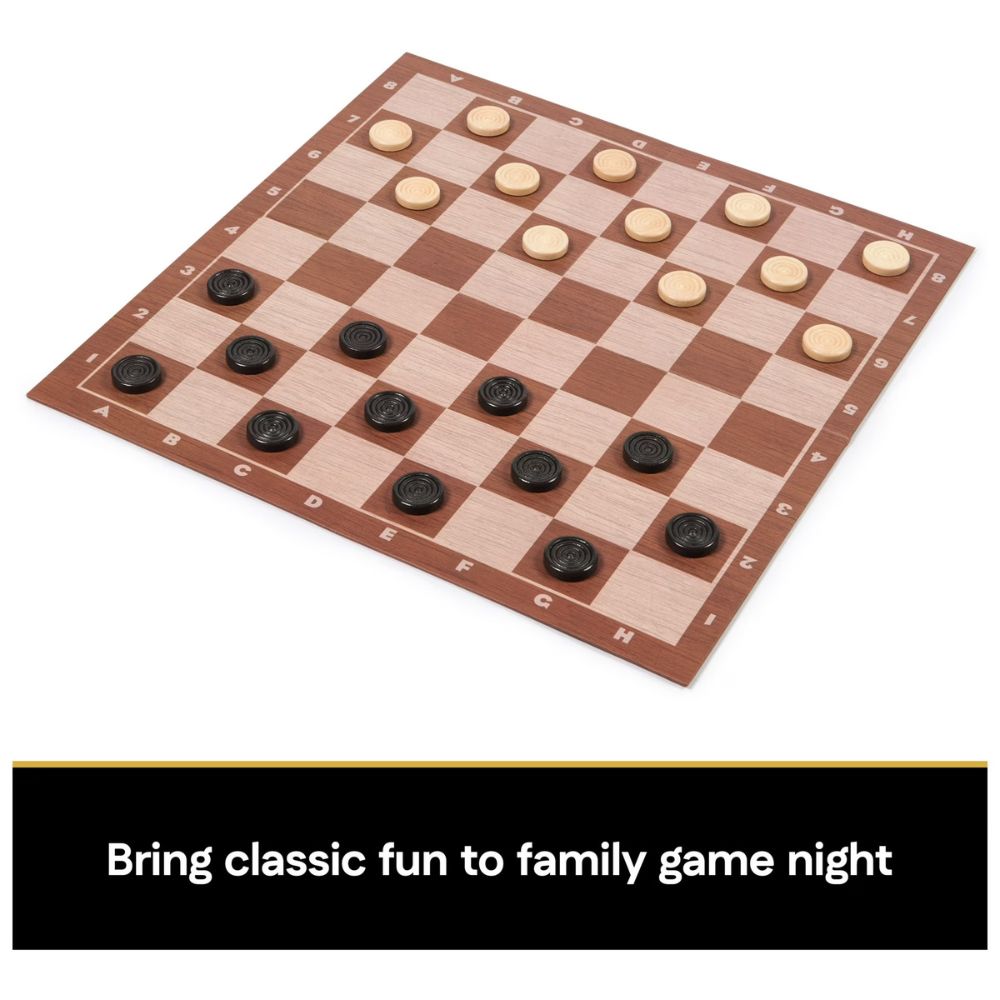 Juego De Ajedrez + Damas + Tic Tac Toe 8+