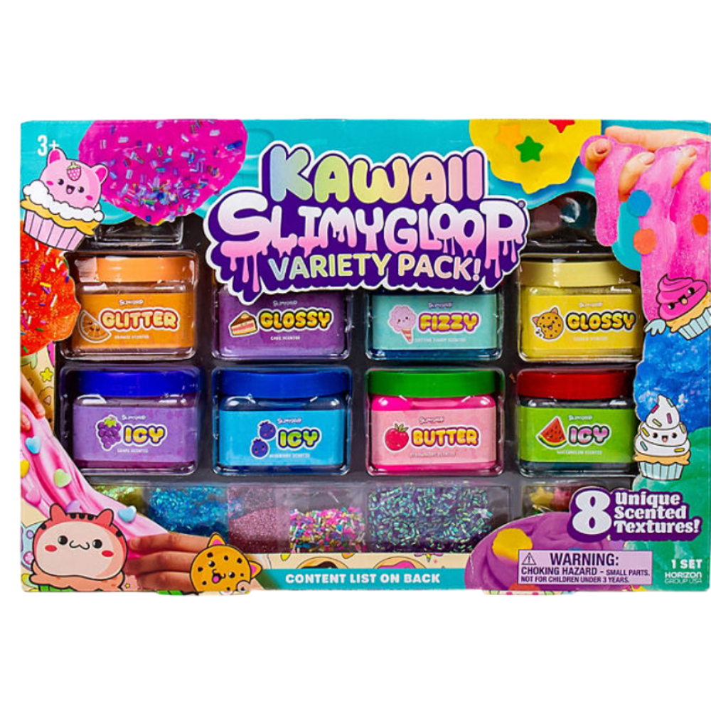 Kawaii Slimy Gloop Variety Pack 3+