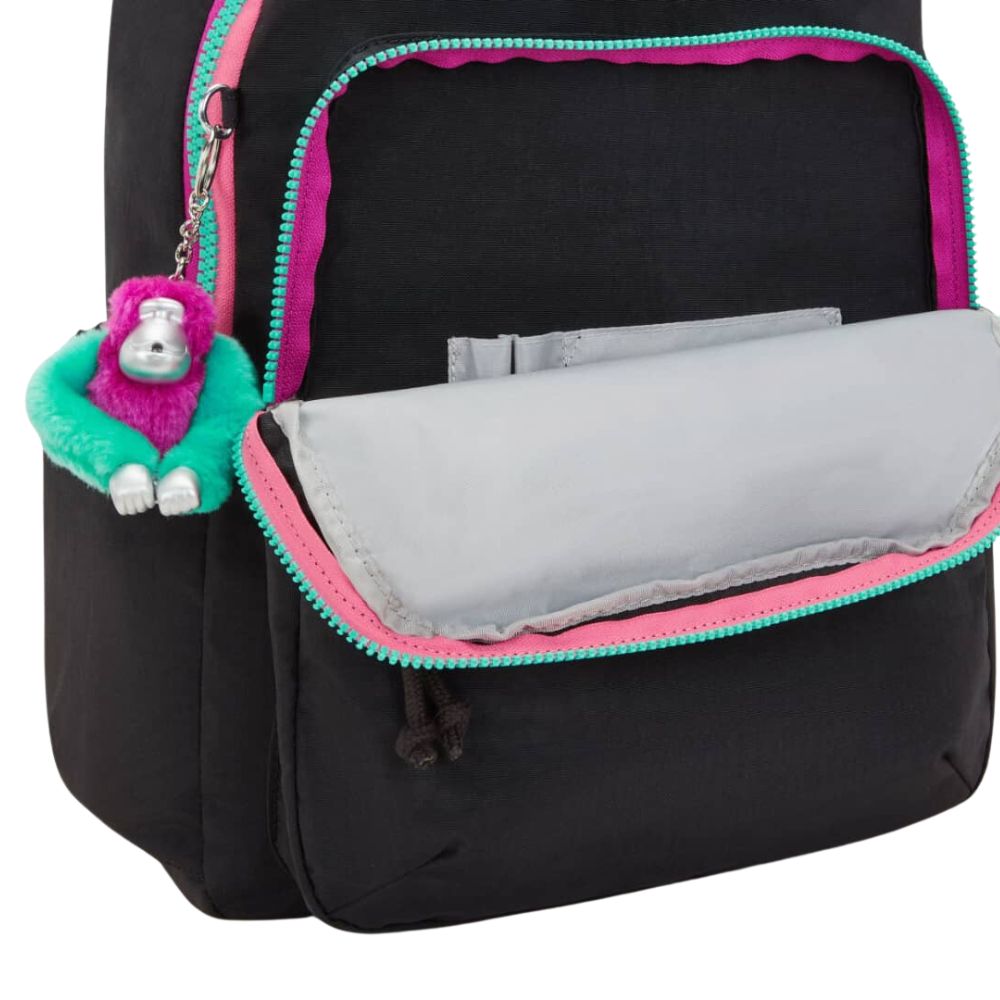 Kipling Bulto Seoul Rainbow Fun Jet Black