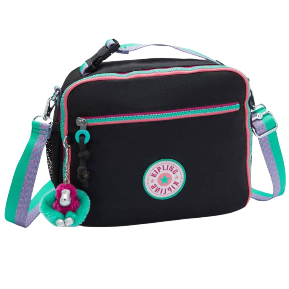 Kipling Ermy Rainbow Fun Jet Black