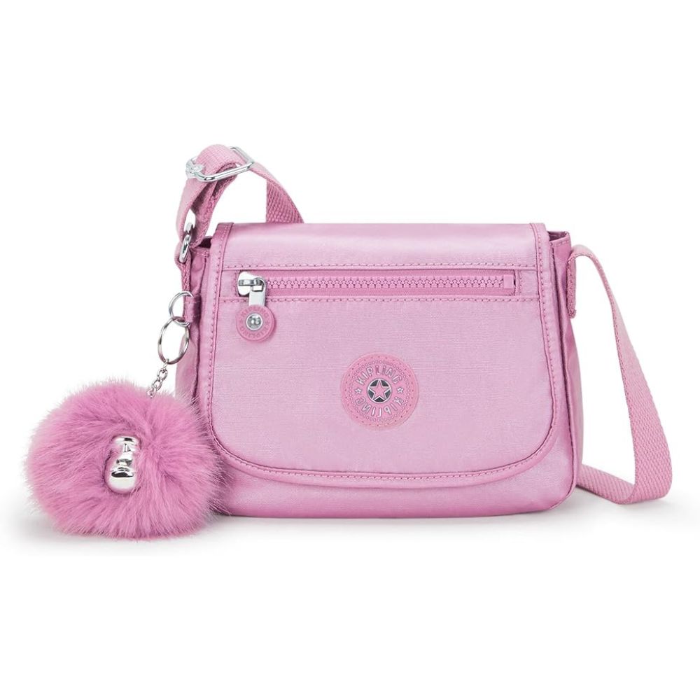 Kipling Crossbody Bag Sweet Hibiscus Metallic