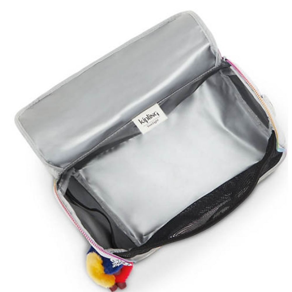 Kipling Lonchera New Kichirou Truly Grey Rainbow Lunch Bag