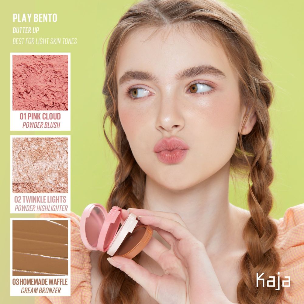 Kaja Play Bento Trío De Compactos N*01 Butter Up
