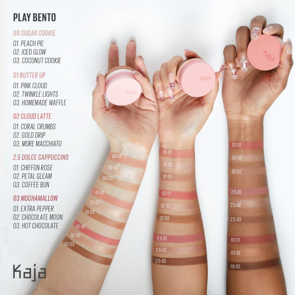 Kaja Play Bento Trío De Compactos N*01 Butter Up