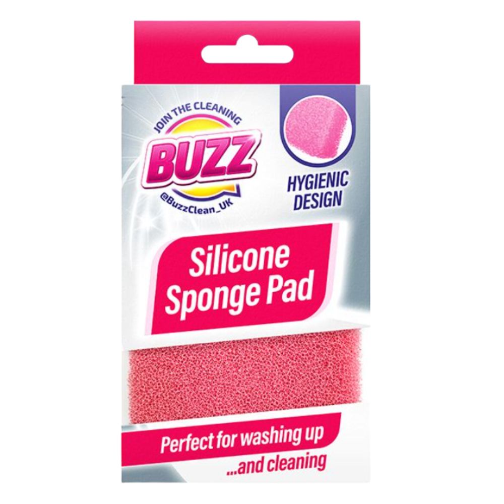 Buzz Esponja De Silicone Rosada
