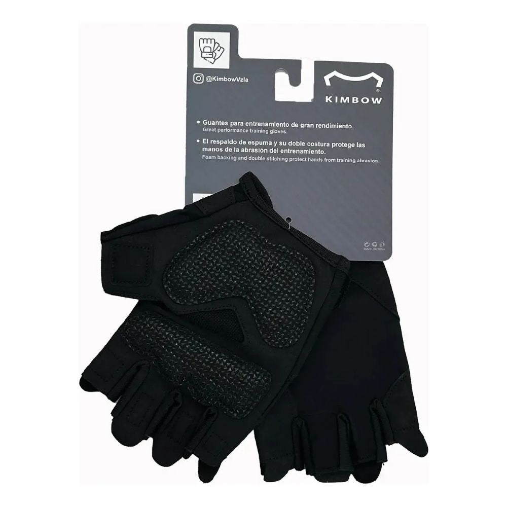 Kimbow Guantes Para Entrenamiento Negros De Licra