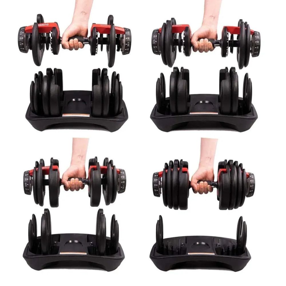 Kimbow Juego De Mancuernas Ajustables 24kg